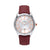 No.29 Automatic Steel Case with Rose Gold and Oxblood Leather Watch