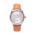 No.29 Automatic Steel Case, Rose Gold and Tan Leather Watch