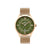 No.274 Automatic rose gold, green and mesh