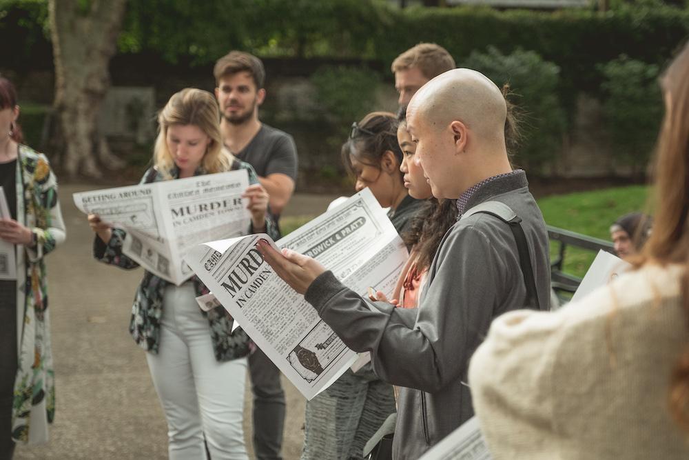 Running an immersive event; A Camden Mystery