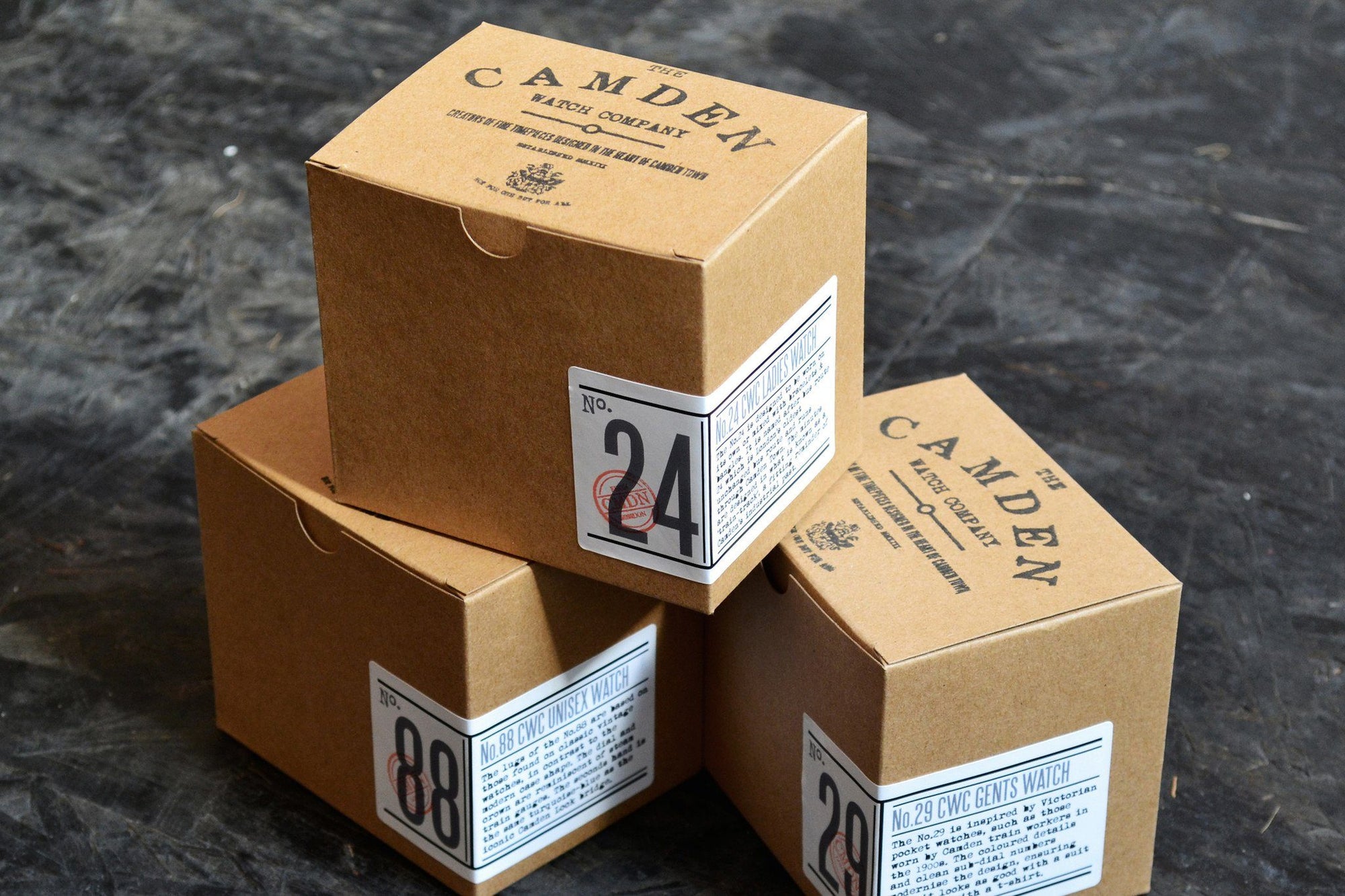 The Camden Watch Company Packaging