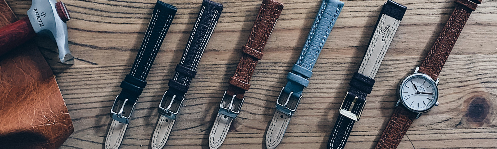Leather straps for your No.24 Camden Watch