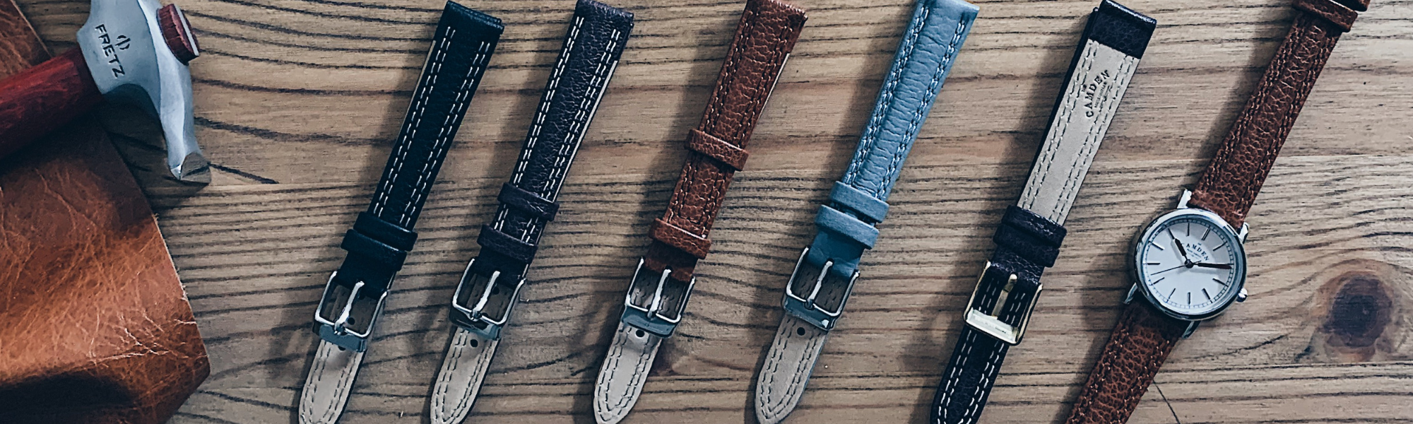 Leather straps for your No.24 Camden Watch