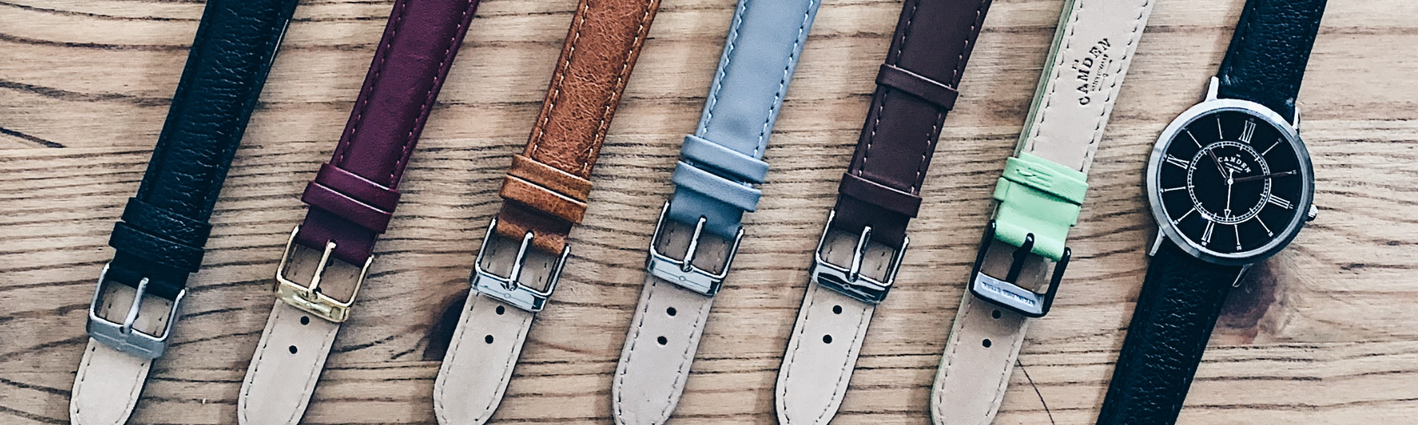 Leather watch straps for your No.27 Camden Watch