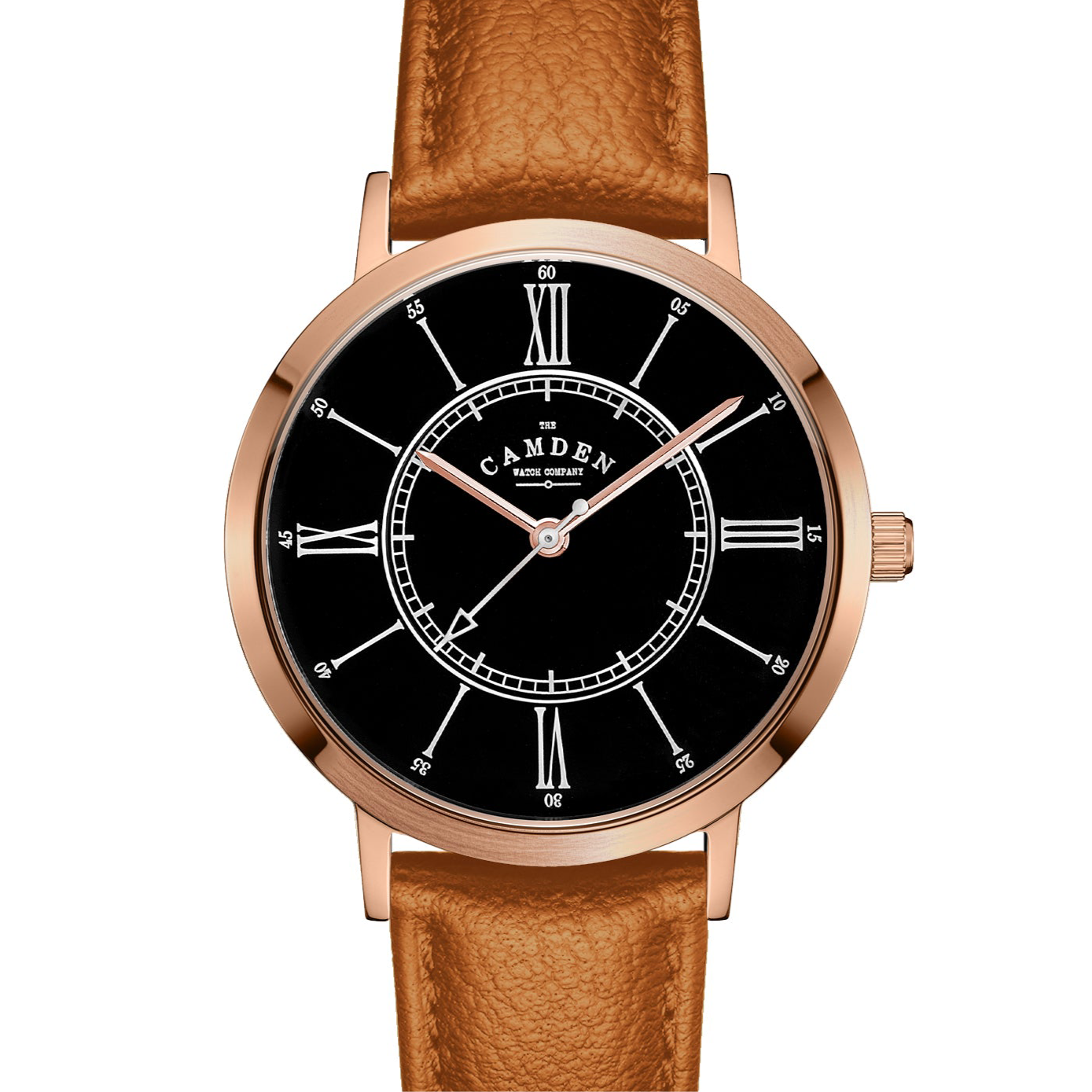 No.27 Type II Rose Gold and Black on Tan Leather