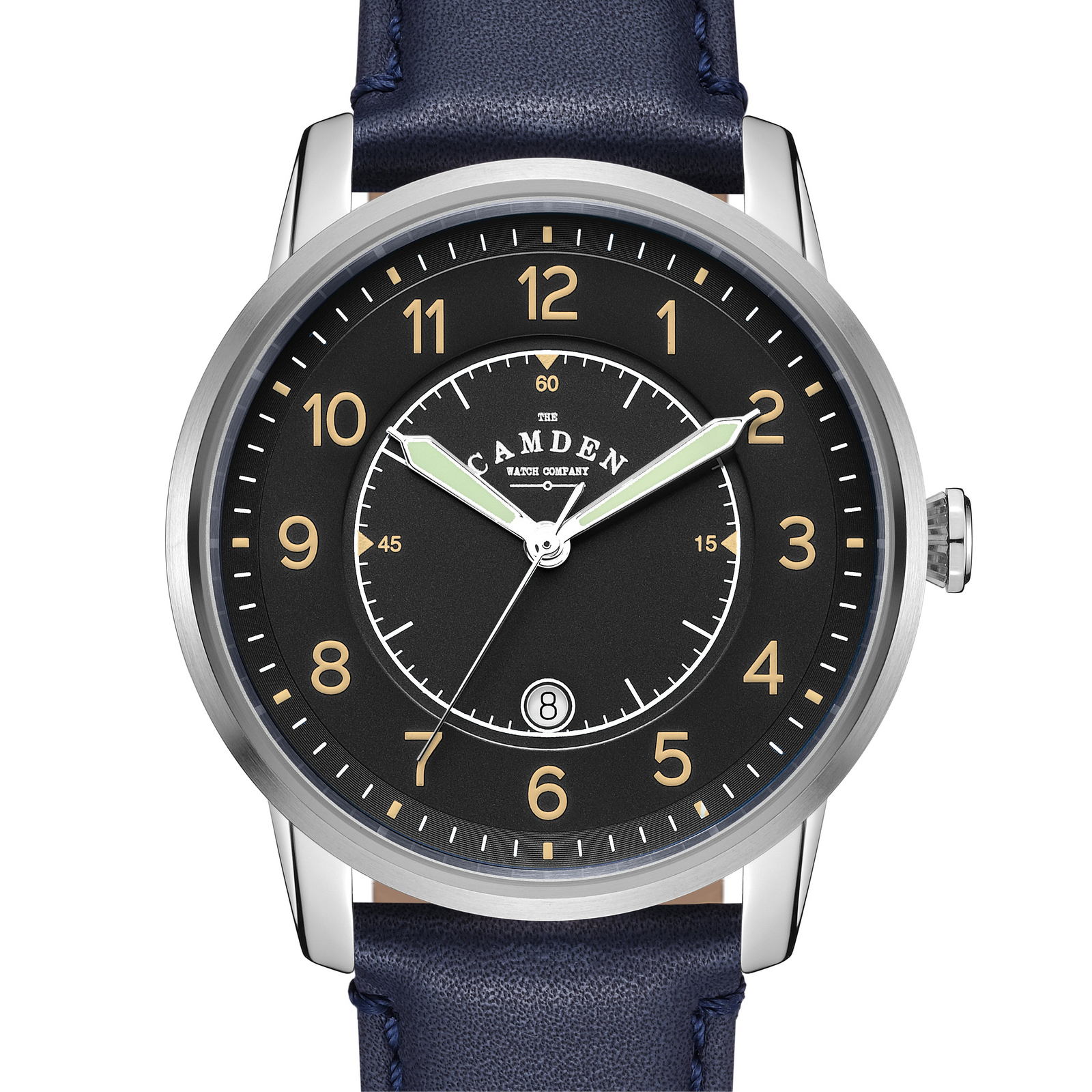 No.29 Type II Steel and Black on Navy Italian Leather