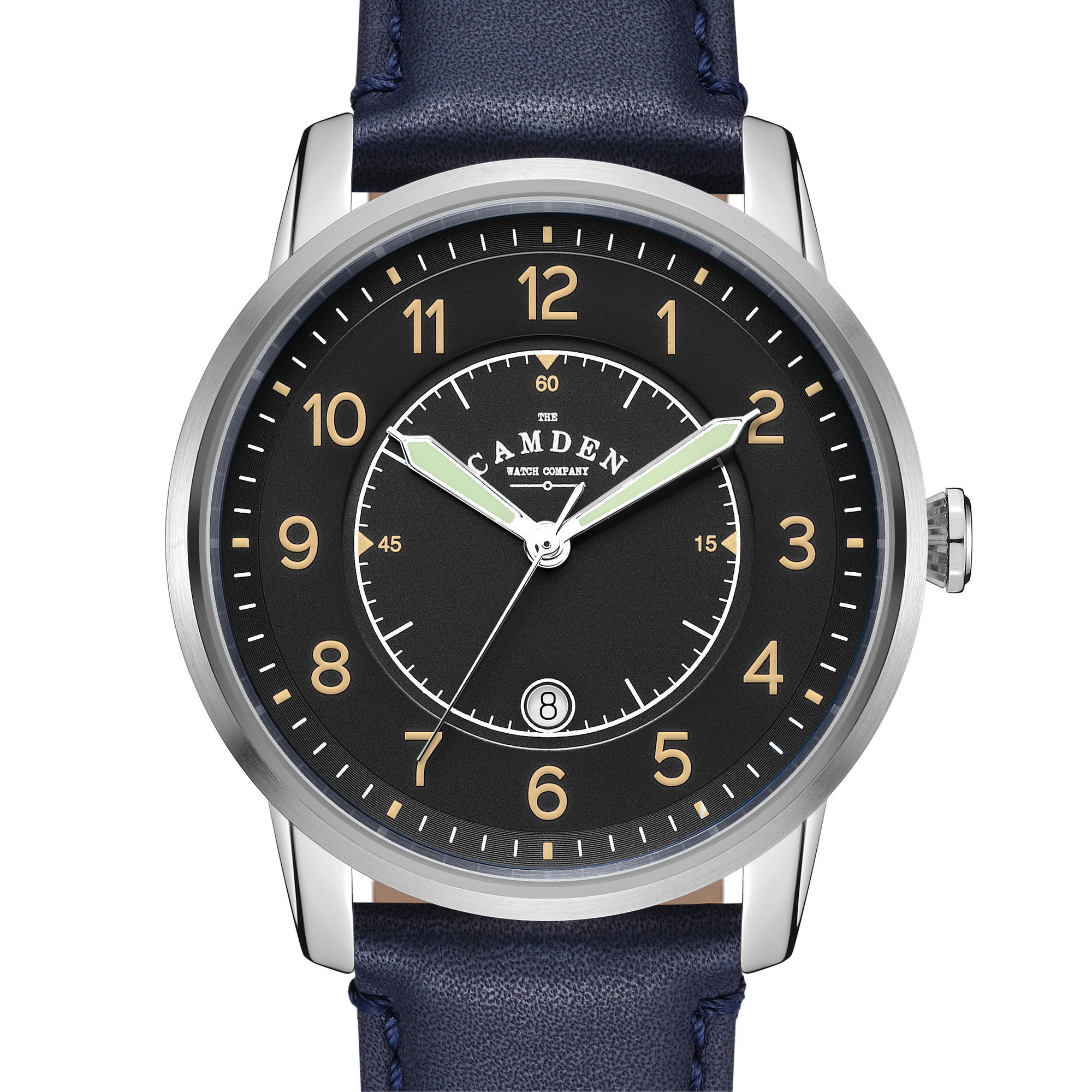 No.29 Type II Steel and Black on Navy Italian Leather