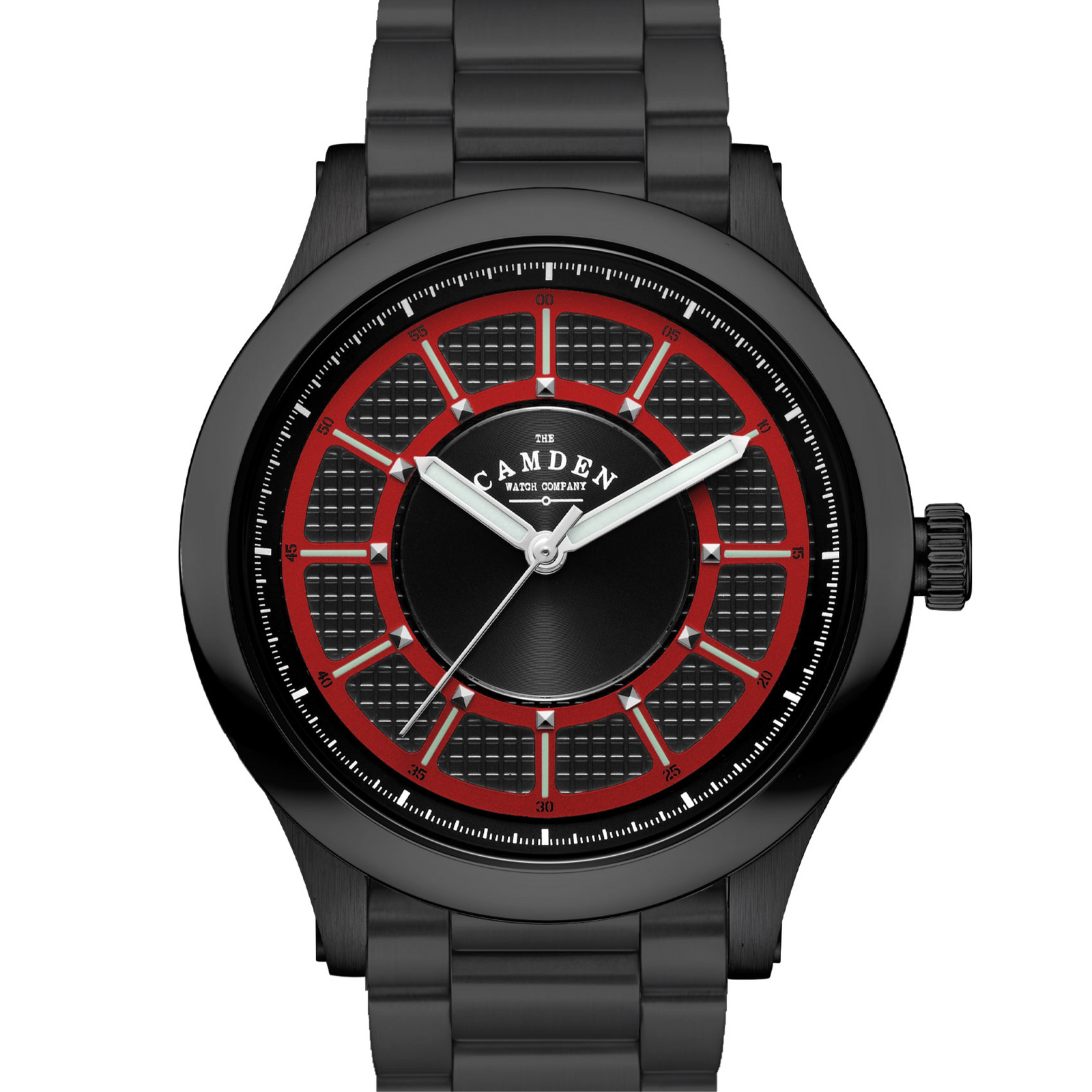 No.253 Black and Red on Metal Bracelet