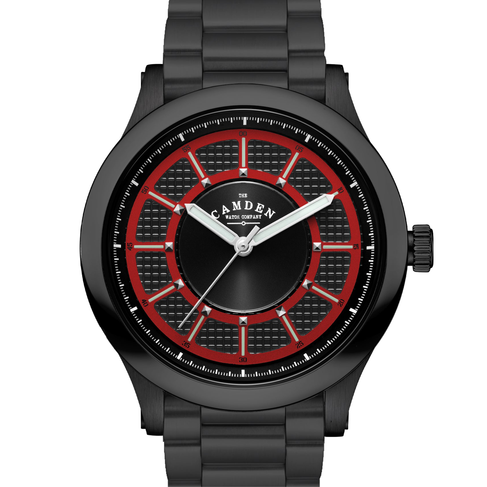 No.253 Black and Red on Metal Bracelet