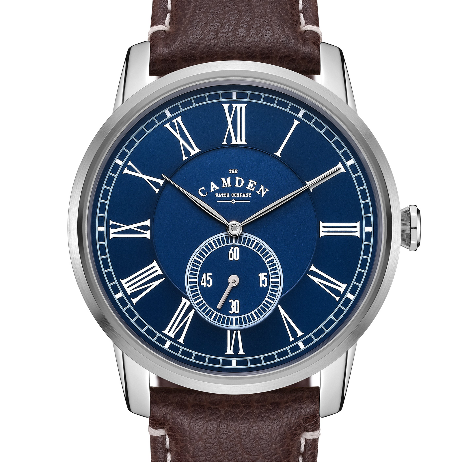 No.29 Steel and Navy on Brown Strap Leather