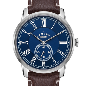 No.29 Steel and Navy on Brown Strap Leather