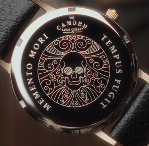 No.27 Memento Mori Black and Rose Gold on Black Mesh