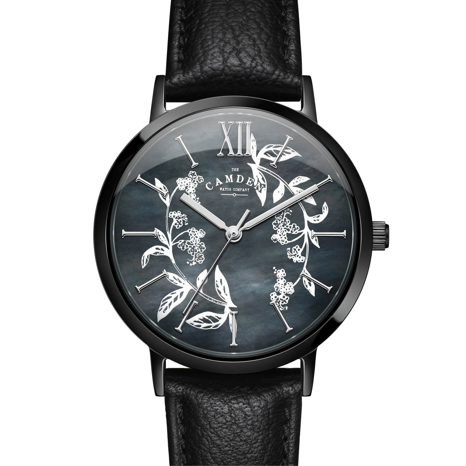 No.27 Camden x Rebecca Vincent "Forget-me-not" on Vegan Black Leather