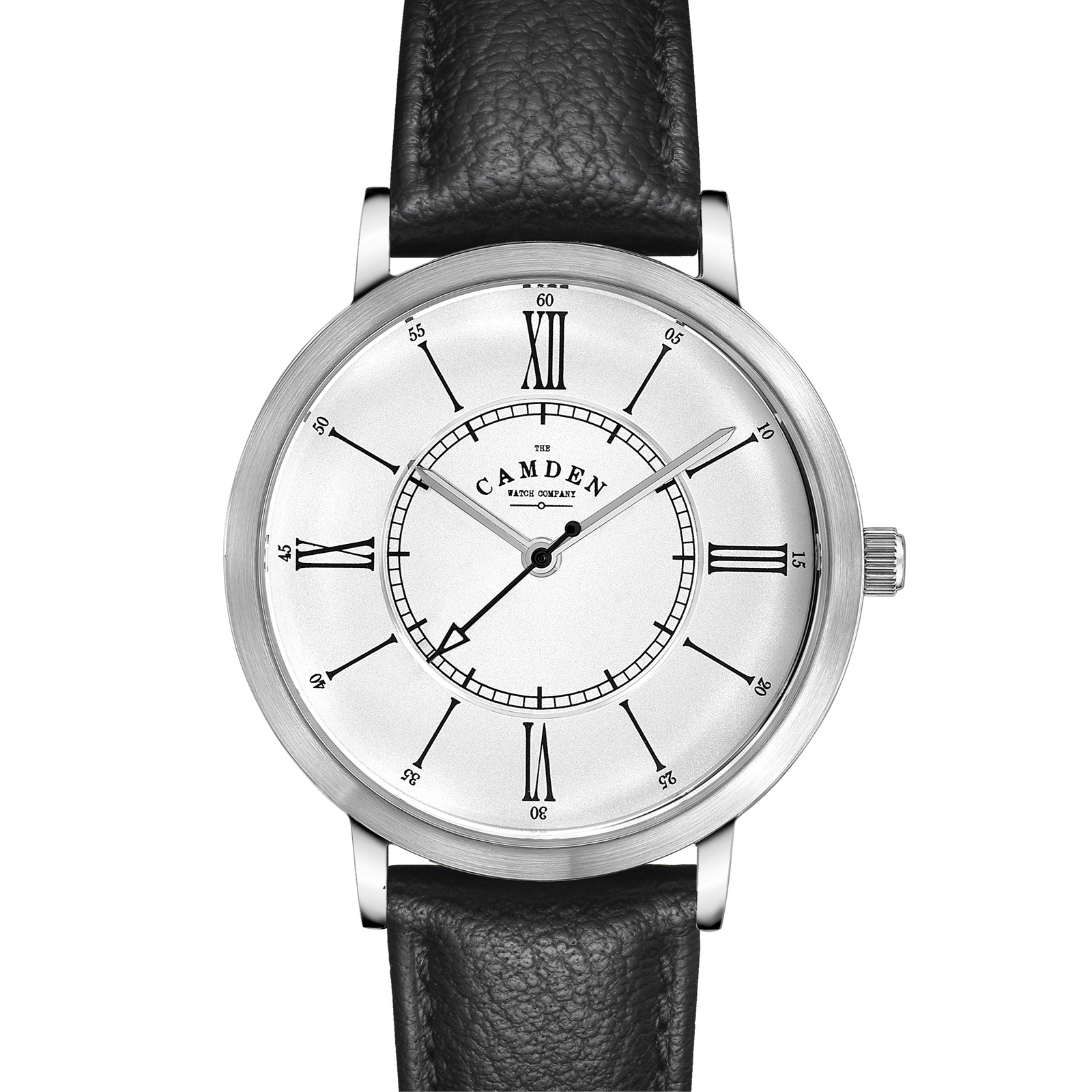 No.27 Type II Steel on Black Leather