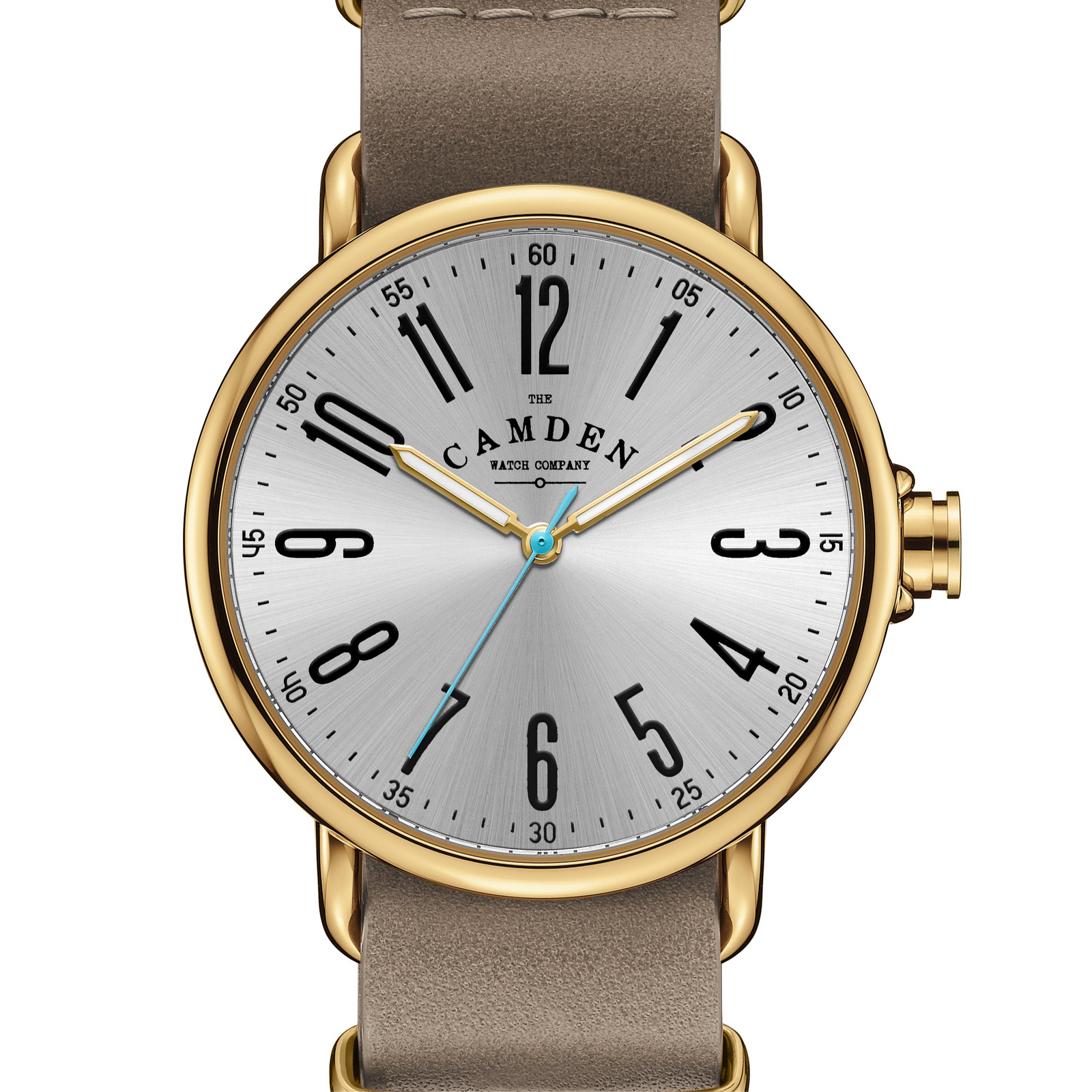 No.88 Gold on Light Brown Italian Leather