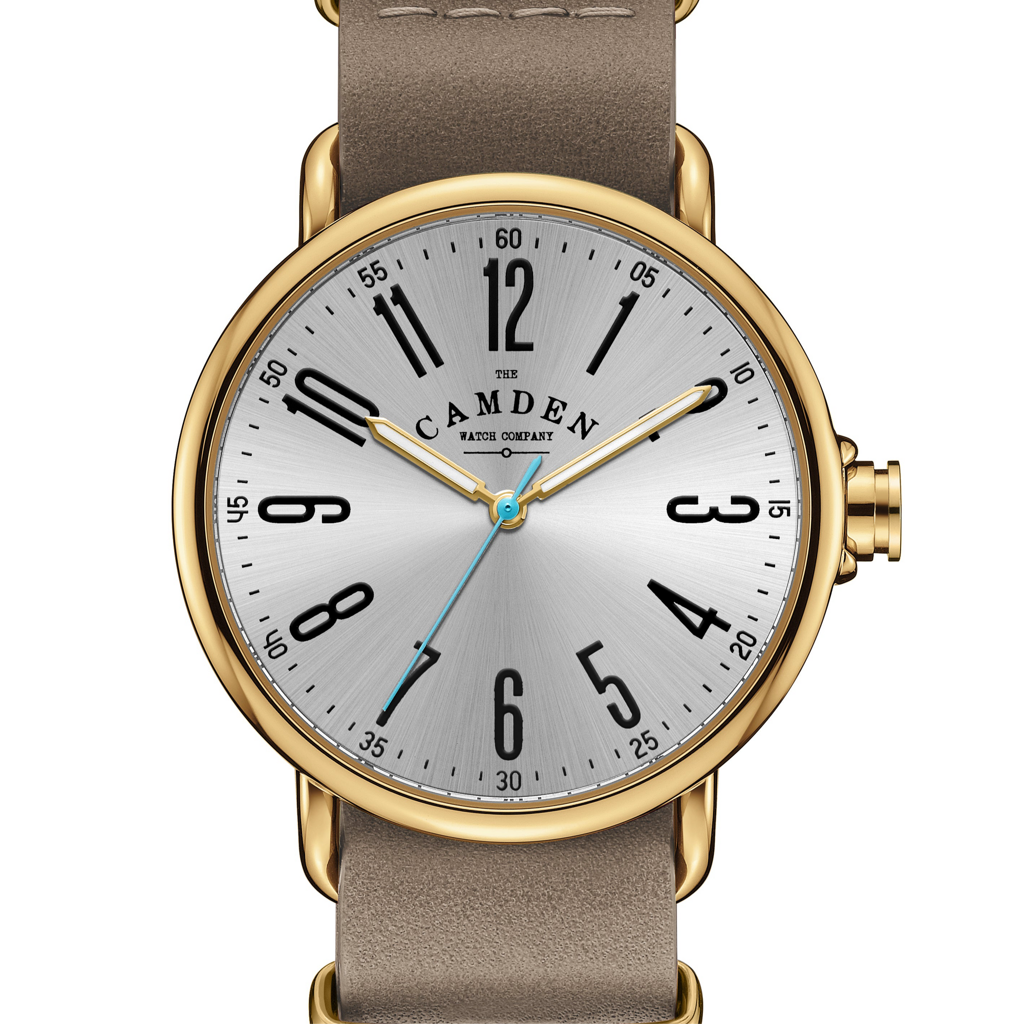 No.88 Gold on Light Brown Italian Leather