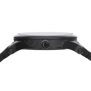 No.253 Memento Mori Black on Black Leather