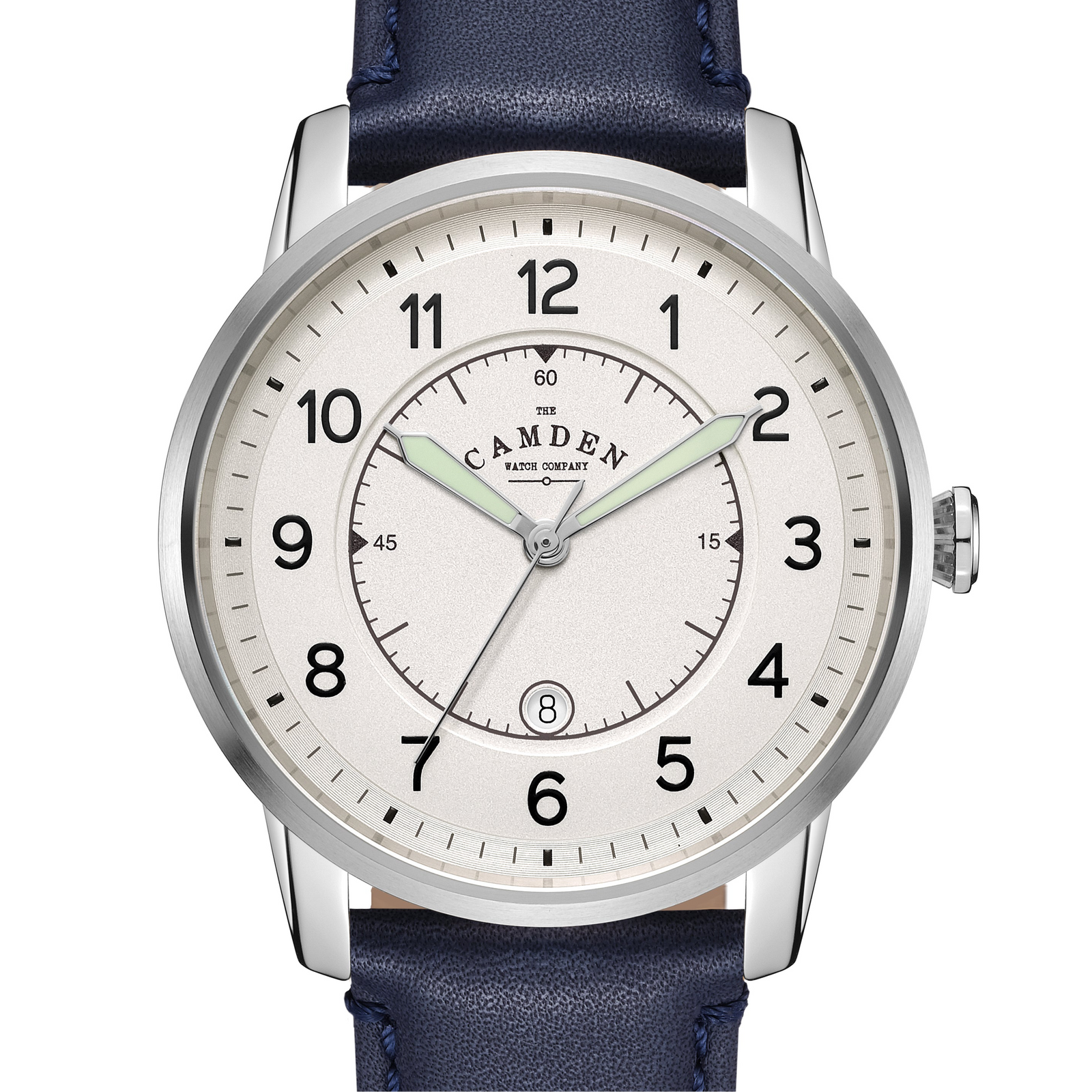 No.29 Type II Steel on Navy Italian Leather