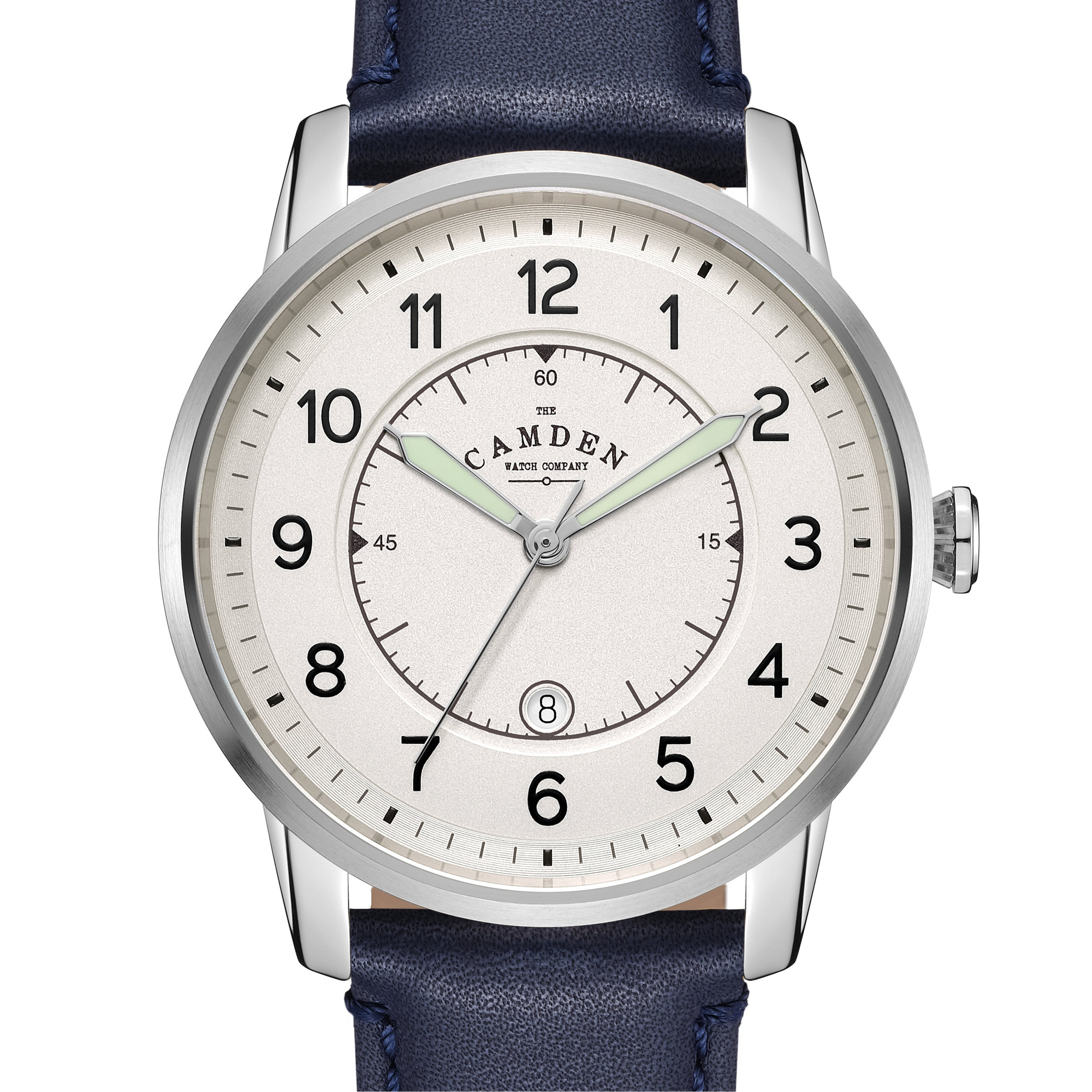 No.29 Type II Steel on Navy Italian Leather