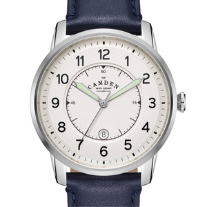 No.29 Type II Steel on Navy Italian Leather