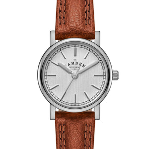 No.24 Steel on Tan Leather