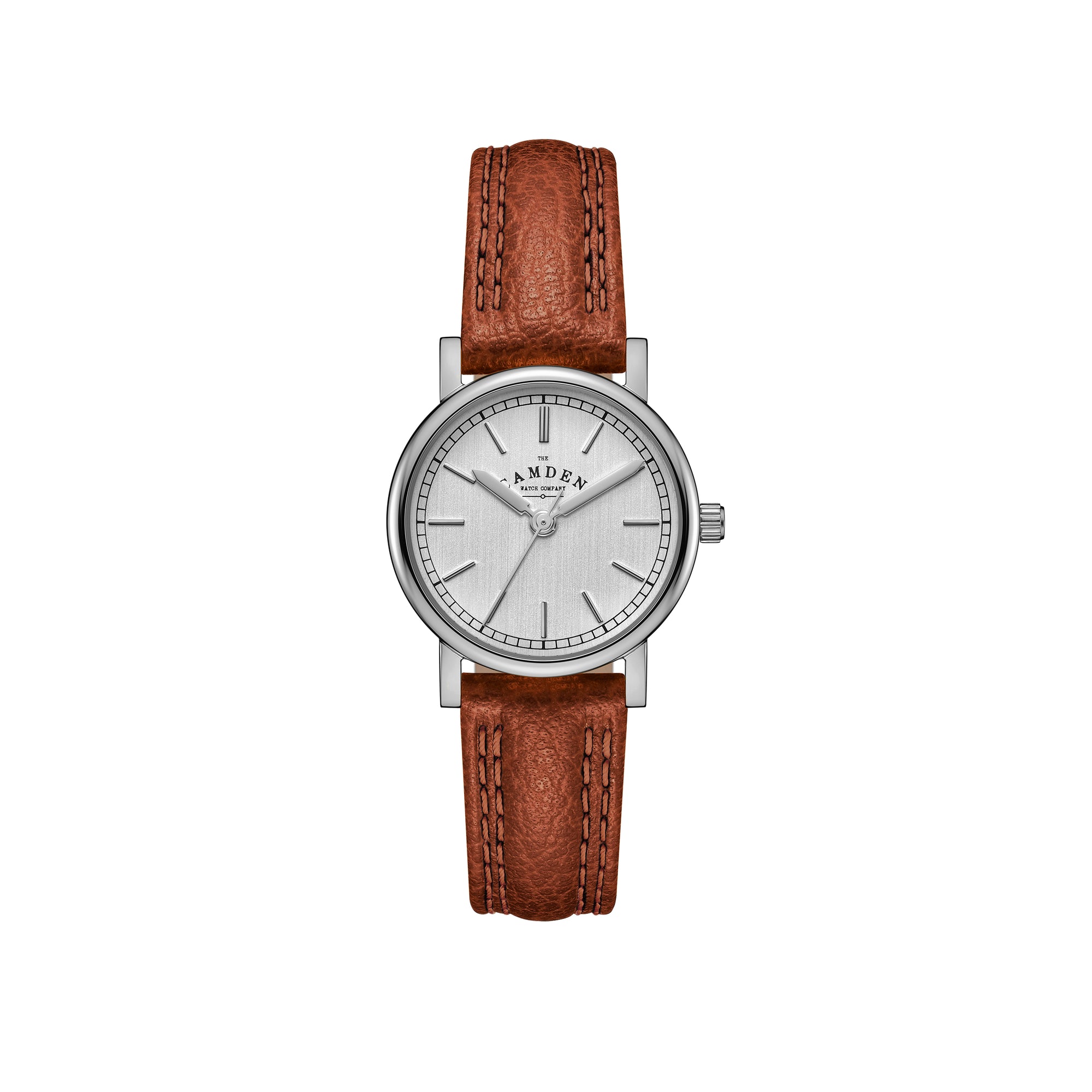 No.24 Steel on Tan Leather