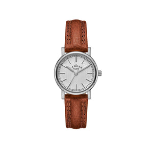 No.24 Steel on Tan Leather