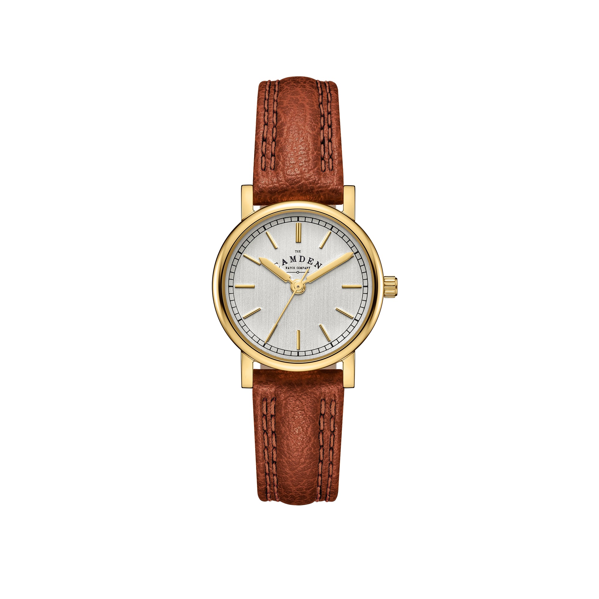 No.24 Gold on Tan Leather