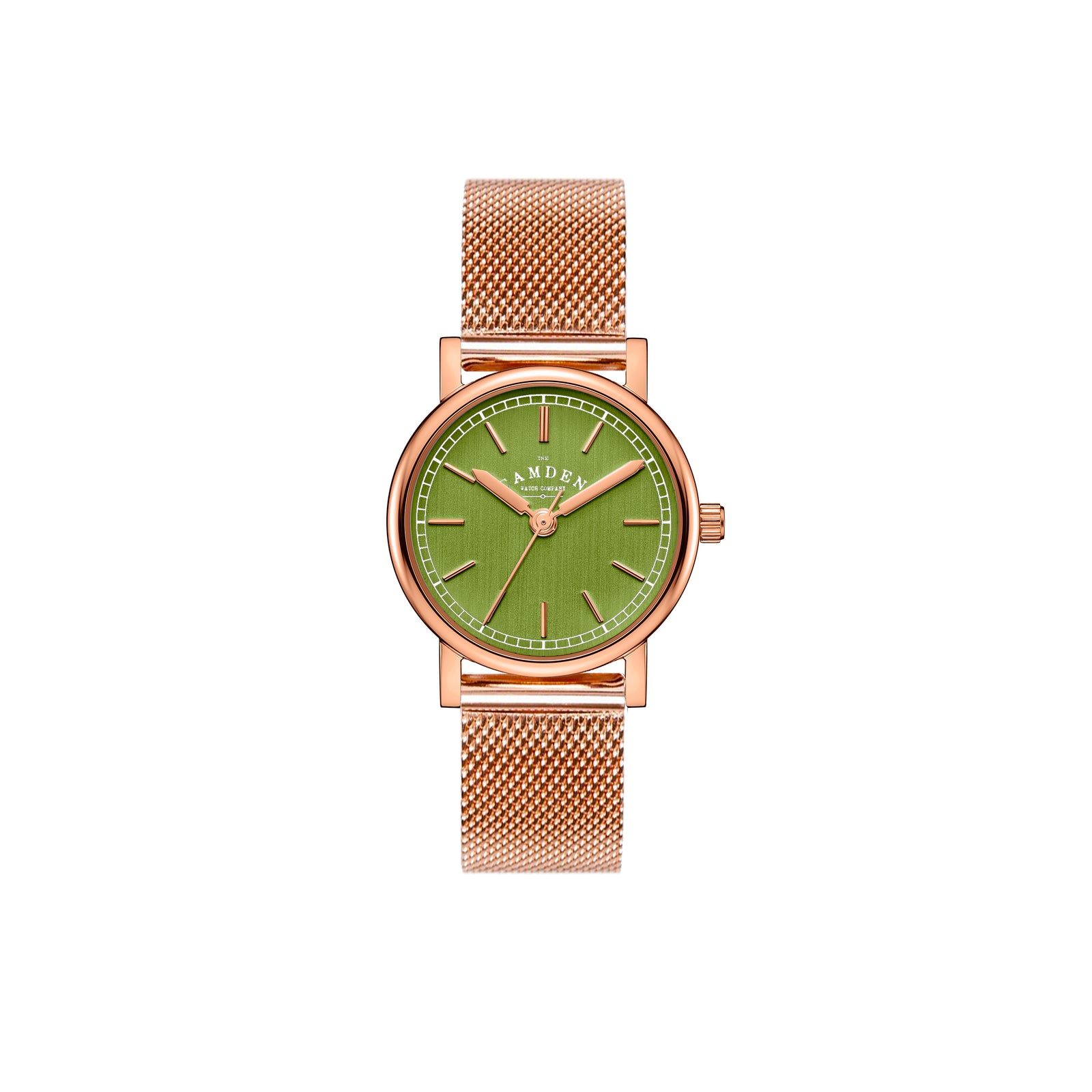 No.24 Green and Rose Gold on Mesh