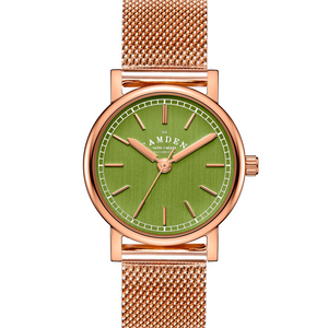 No.24 Green and Rose Gold on Mesh