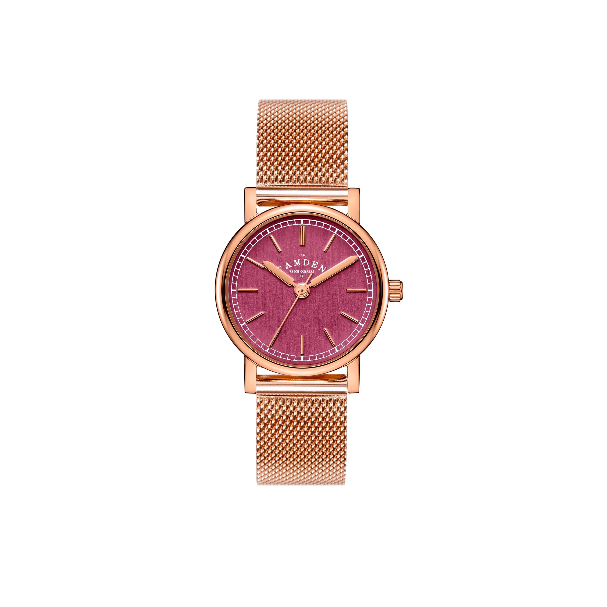 No.24 Rose Gold and Oxblood on Mesh