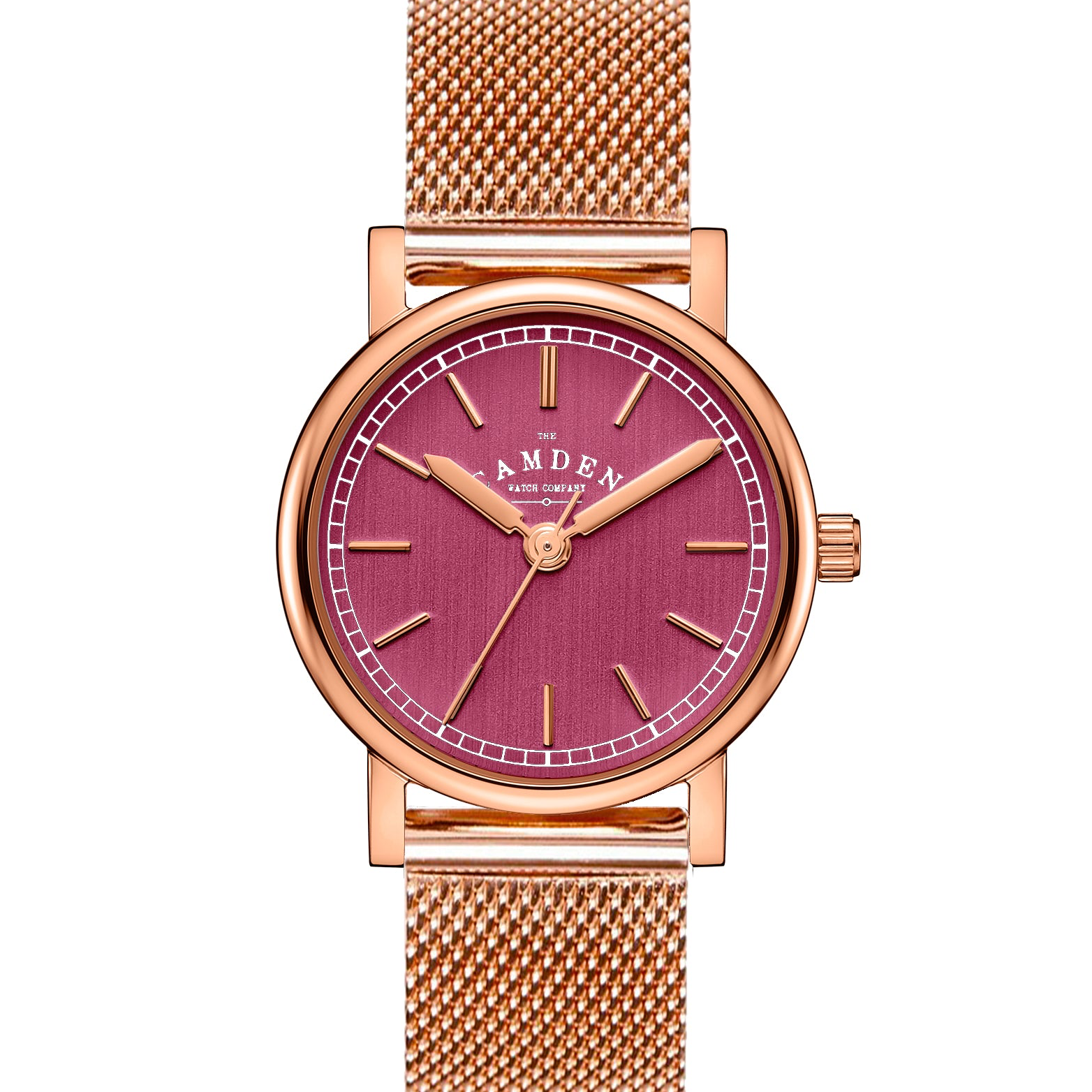 No.24 Rose Gold and Oxblood on Mesh