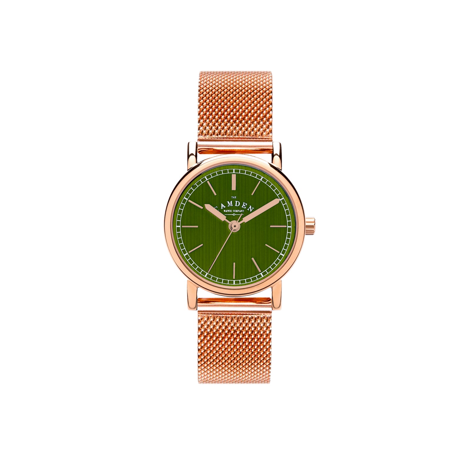 No.24 Green and Rose Gold on Mesh