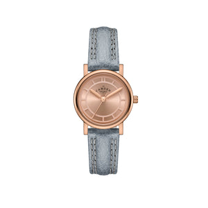 No.24 Type II Rose Gold on Grey Leather