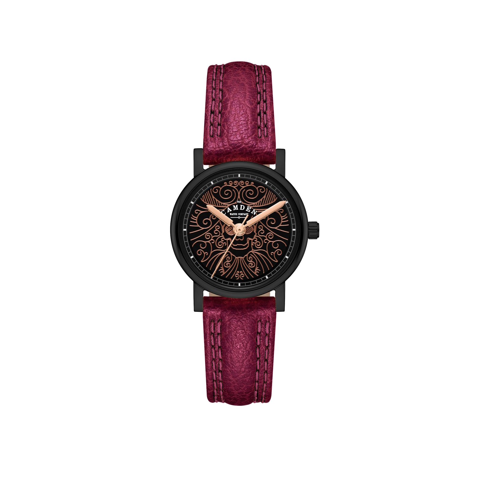 No.24 Memento Mori on Oxblood Leather