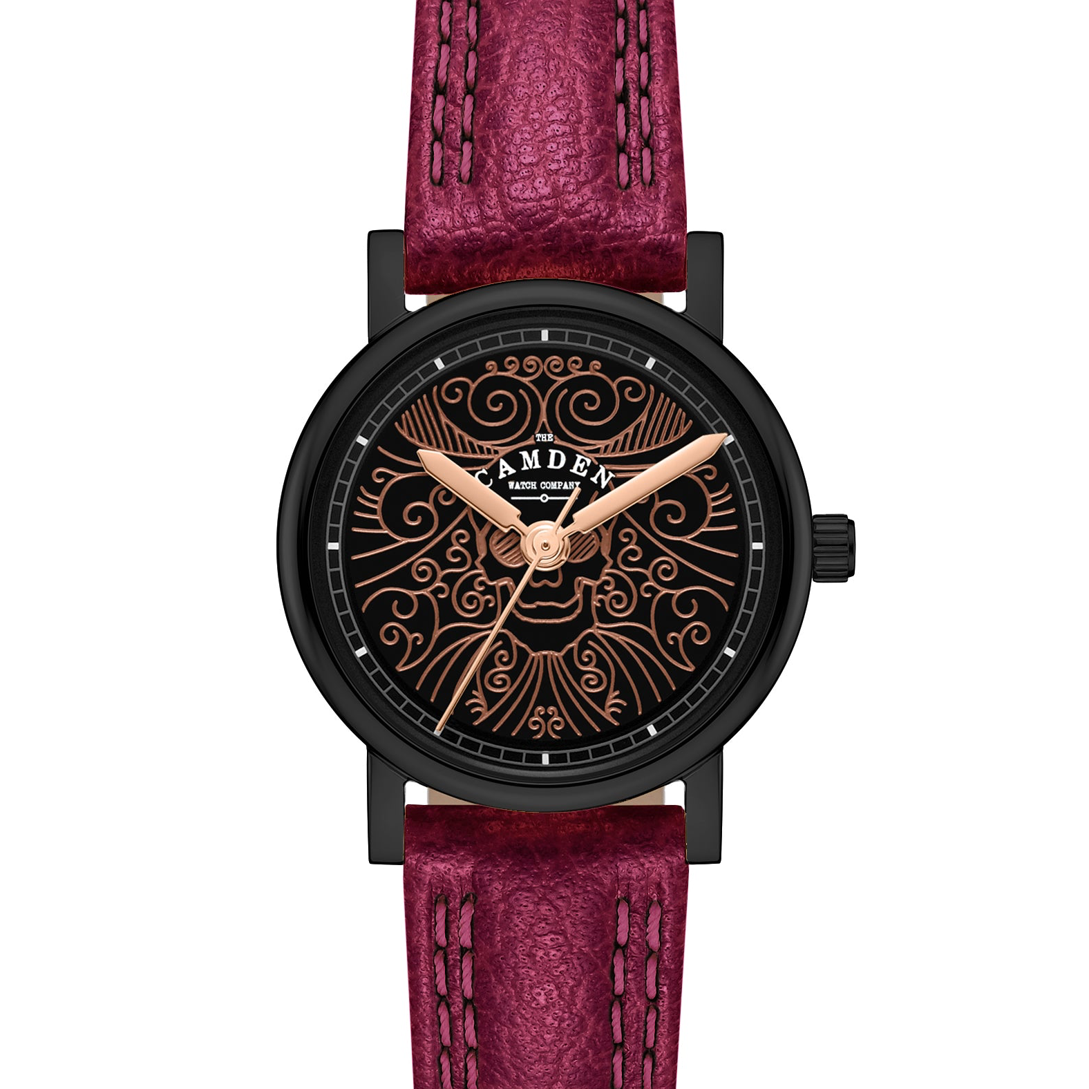 No.24 Memento Mori on Oxblood Leather