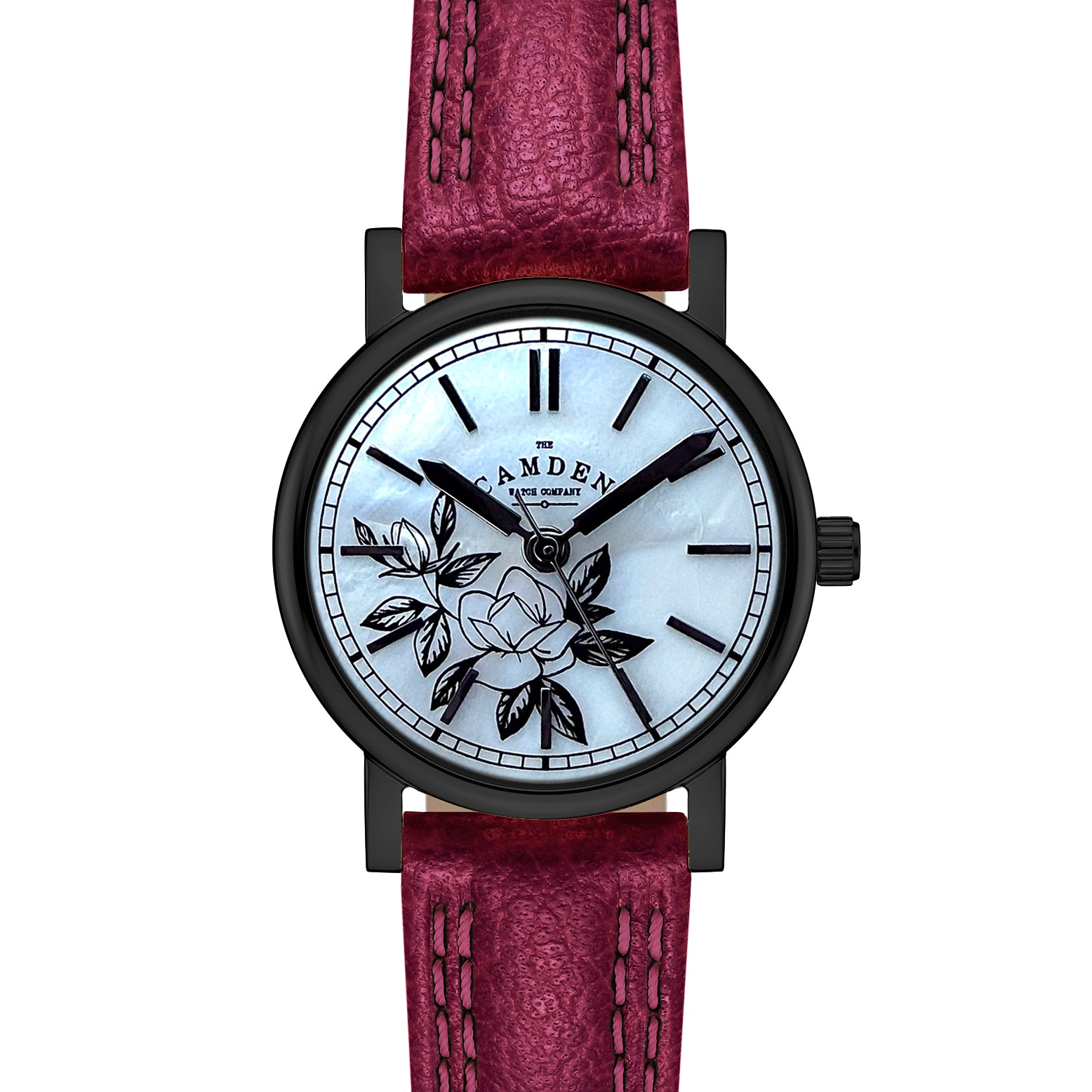 No.24 Camden x Rebecca Vincent on Oxblood Leather