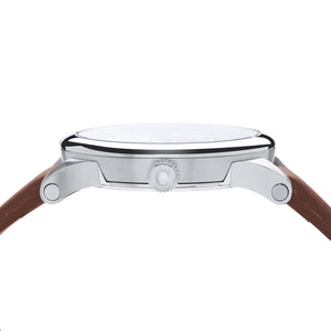 No.253 Black and Steel on Tan Leather