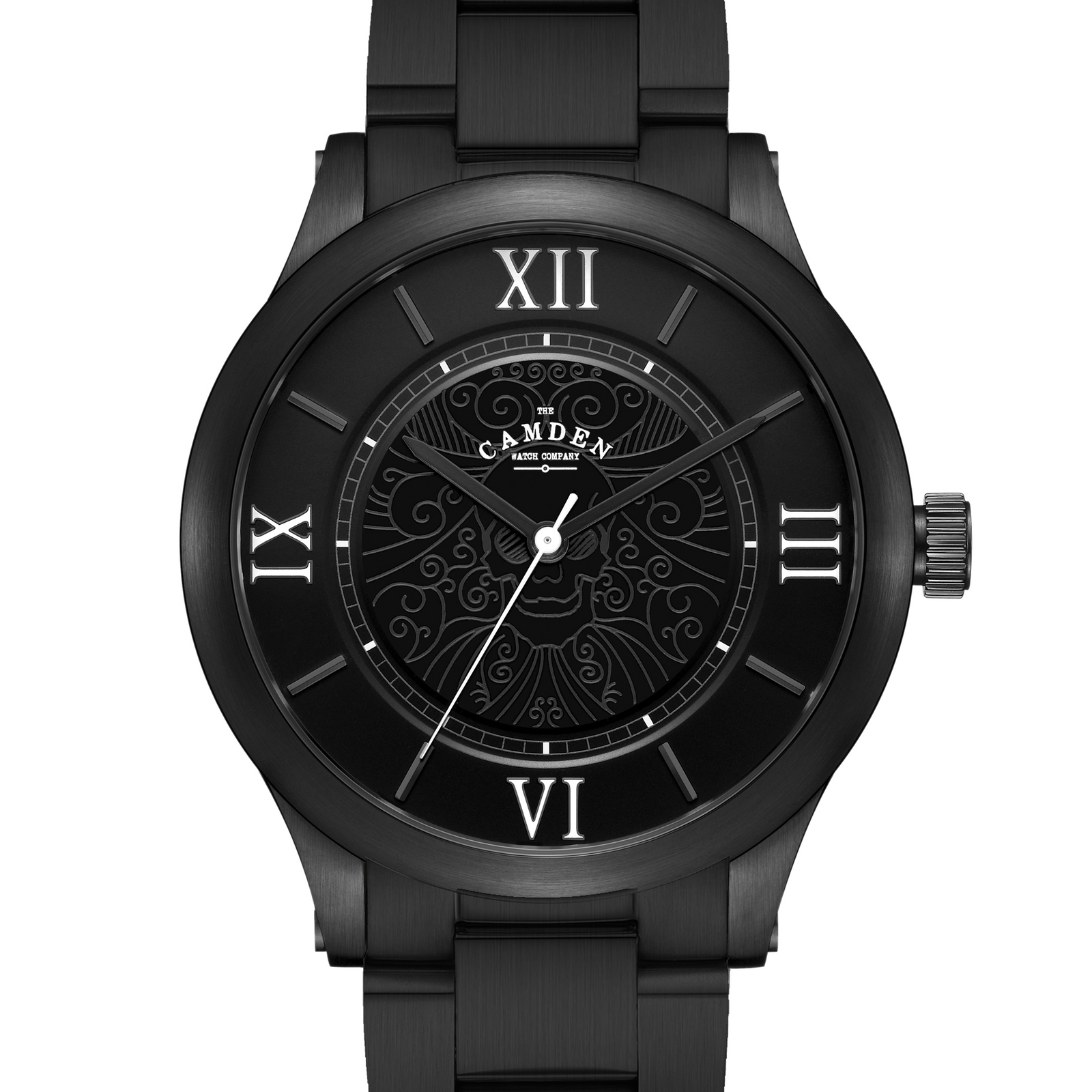 No.253 Memento Mori Black on Black Metal Bracelet