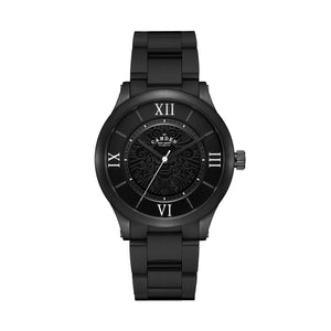 No.253 Memento Mori Black on Black Metal Bracelet