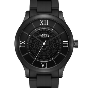 No.253 Memento Mori Black on Black Metal Bracelet