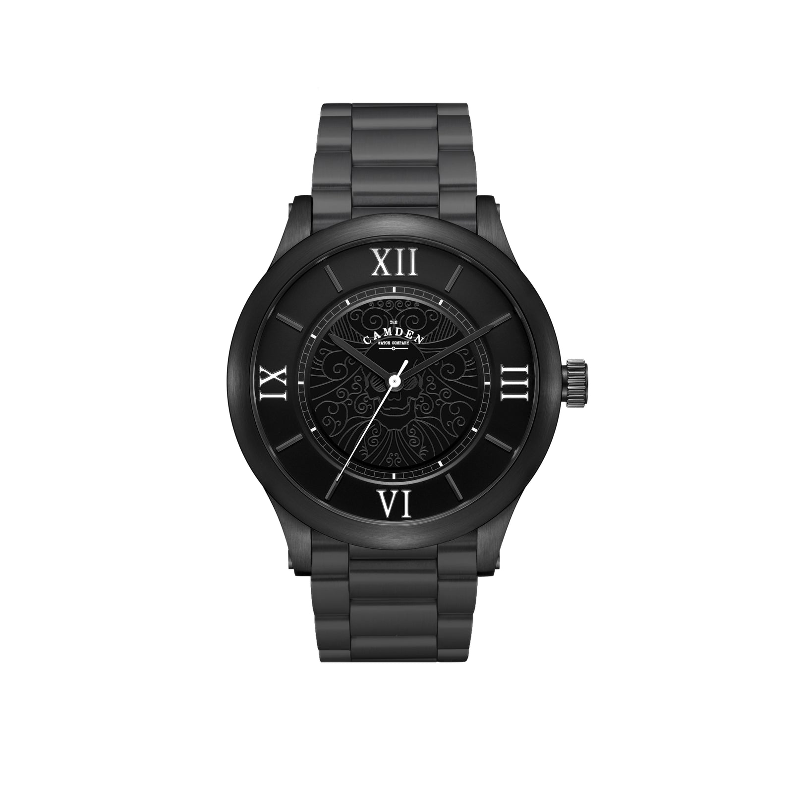 No.253 Memento Mori Black on Black Metal Bracelet