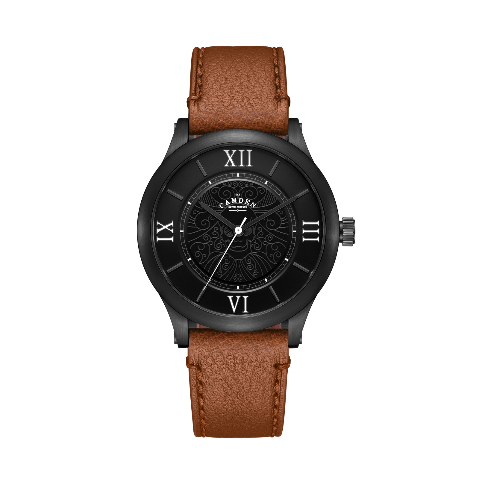 No.253 Memento Mori Black on Tan Leather