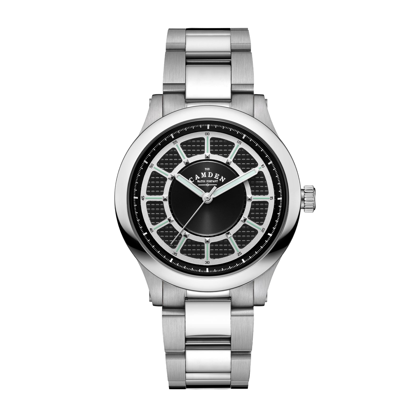 No.253 Black and Steel on Metal Bracelet