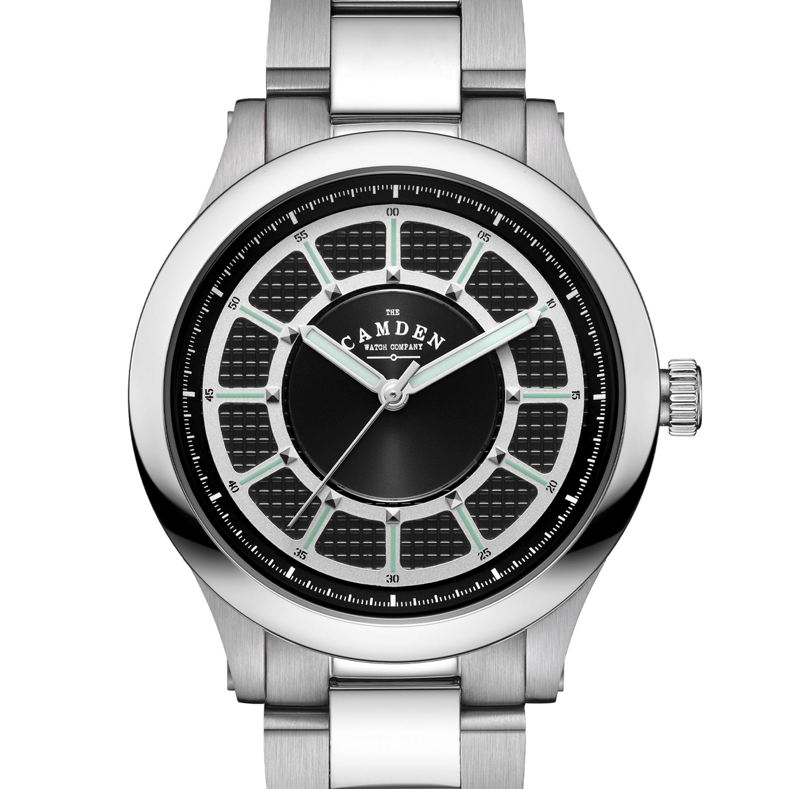 No.253 Black and Steel on Metal Bracelet