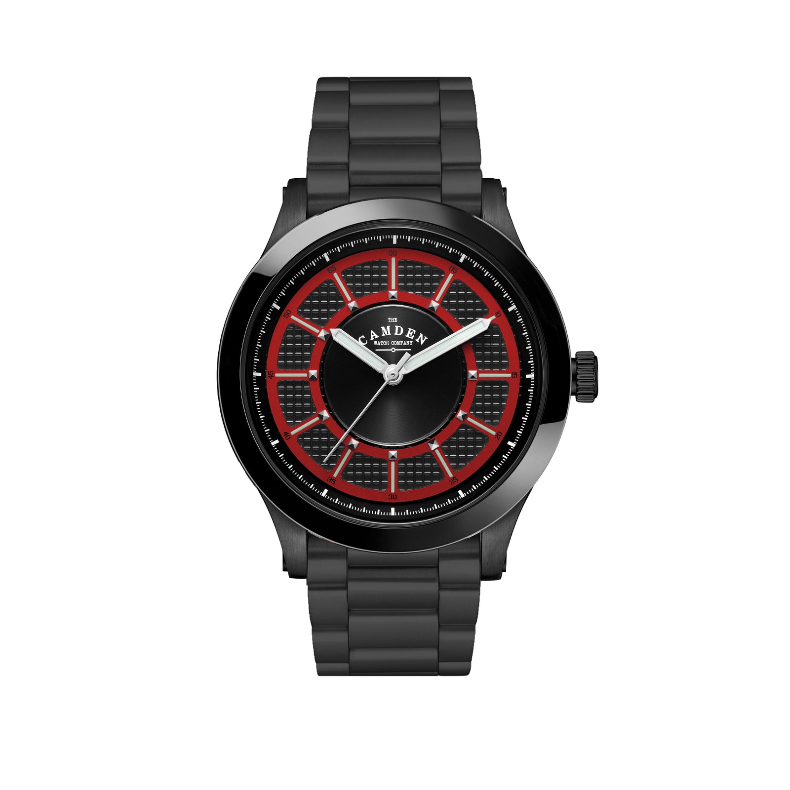 No.253 Black and Red on Metal Bracelet