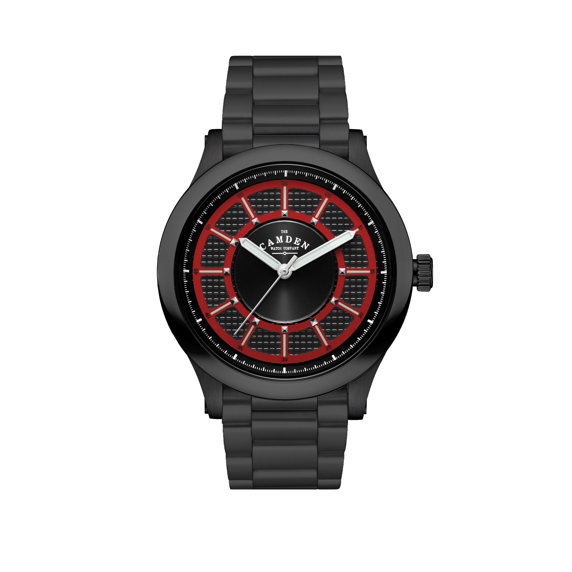 No.253 Black and Red on Metal Bracelet