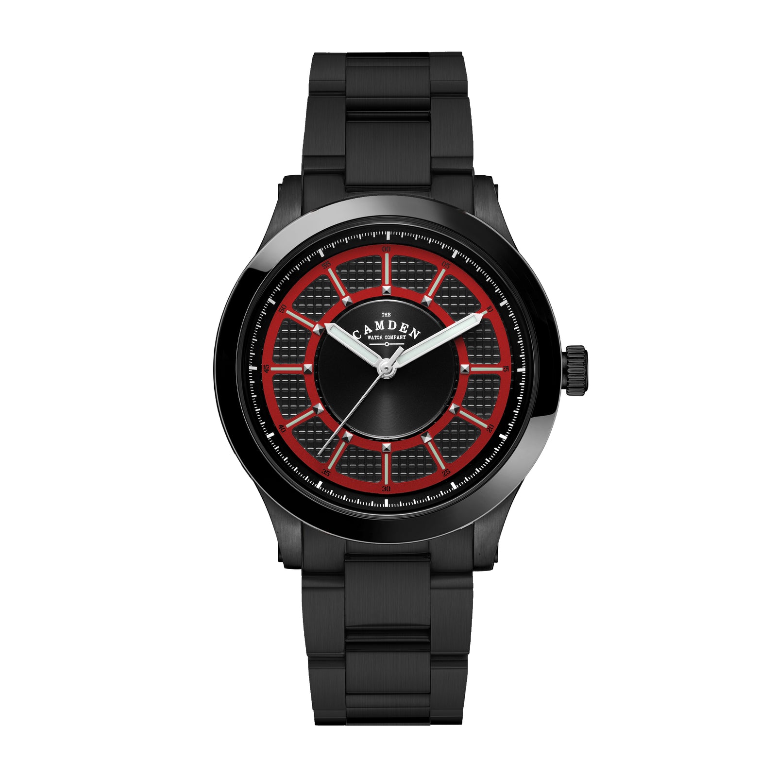 No.253 Black and Red on Metal Bracelet