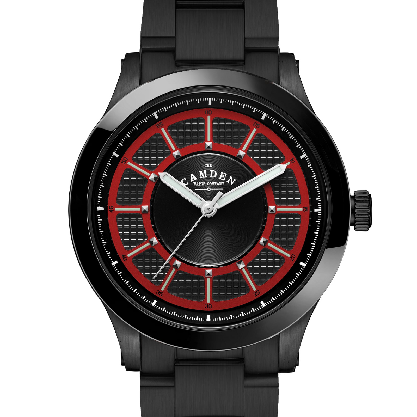 No.253 Black and Red on Metal Bracelet