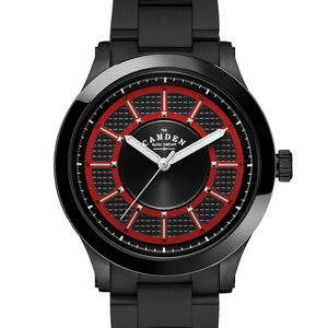 No.253 Black and Red on Metal Bracelet